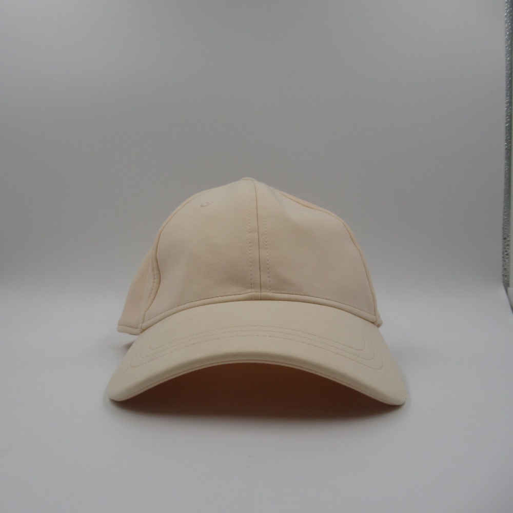Lululemon Fast and Free Pony Adjustable Baseball Hat Peach Pink Women OS
